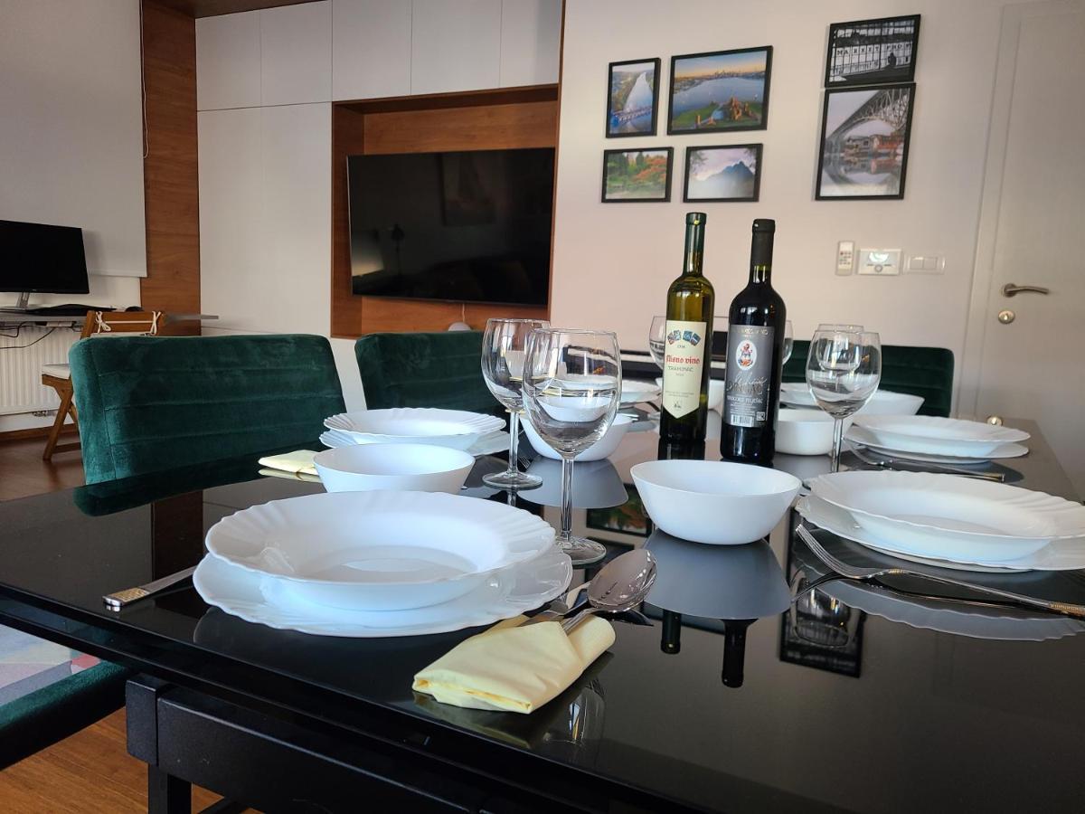 Modern 4-Star Luxury Apt - Wfh Ready, Free Parking Zagreb Dış mekan fotoğraf
