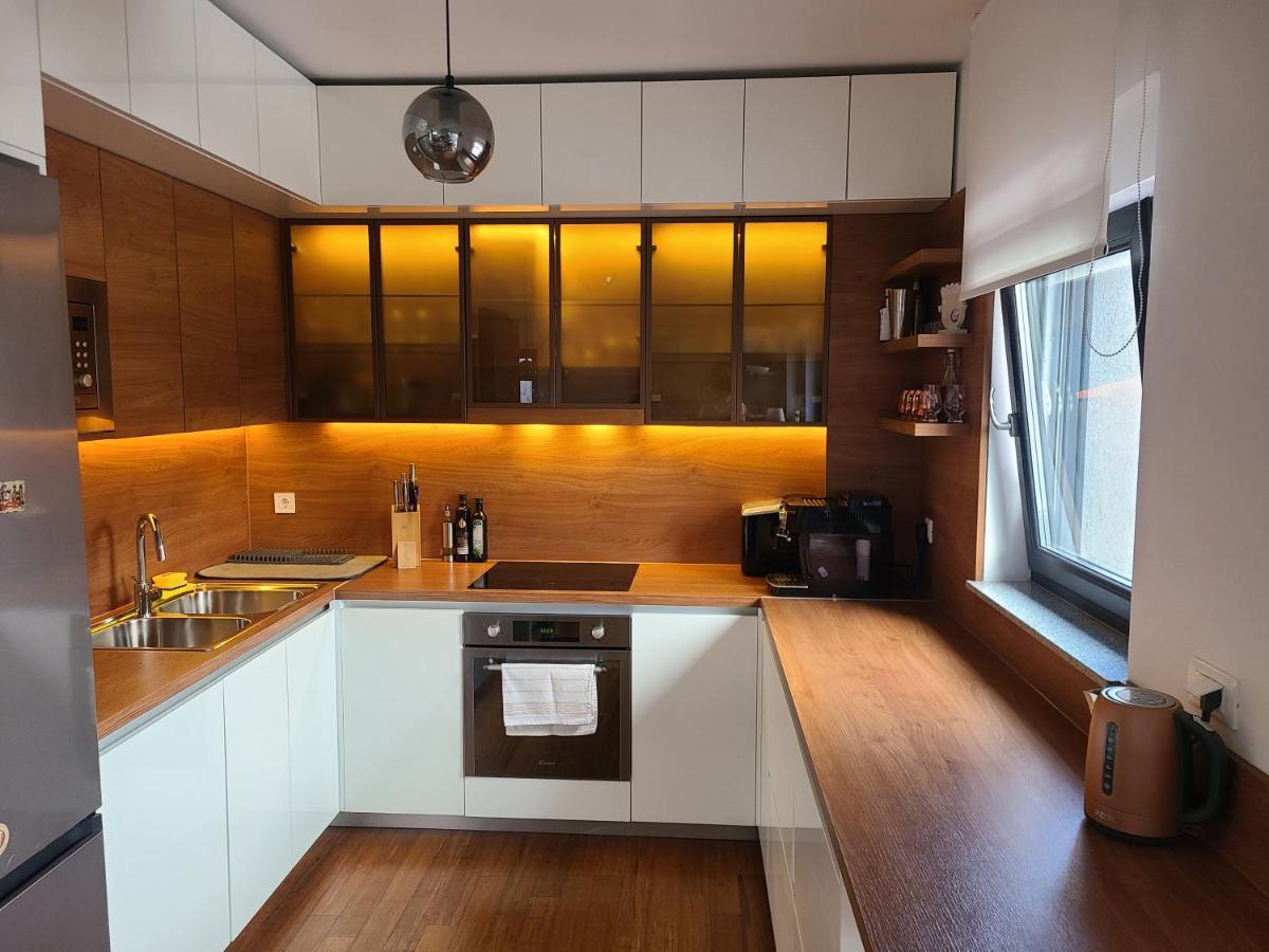 Modern 4-Star Luxury Apt - Wfh Ready, Free Parking Zagreb Dış mekan fotoğraf