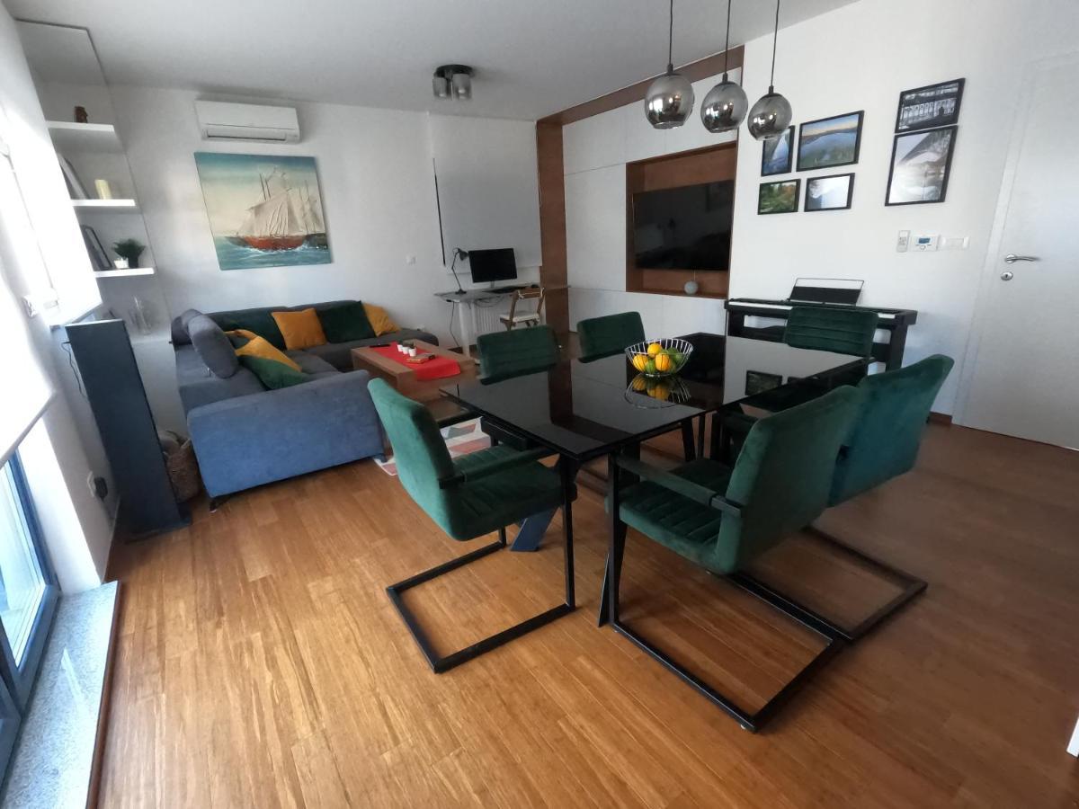 Modern 4-Star Luxury Apt - Wfh Ready, Free Parking Zagreb Dış mekan fotoğraf